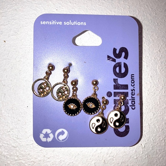 Two sets of multipack (3) dangle earrings - Picture 2 of 4